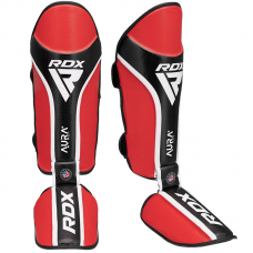 RDX SHIN INSTEP AURA PLUS T-17 - Red / XL