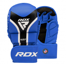 RDX Grappling Gloves Shooter Aura Plus T-17 - Blue / L