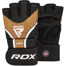 RDX Grappling Gloves Aura Plus T-17 - Golden / L