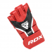 RDX Grappling Gloves Aura Plus T-17 - Red / L