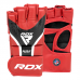 RDX Grappling Gloves Aura Plus T-17 - Blue / S