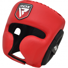RDX APEX Boxing Head Gear With Cheek Protector - S / Red