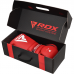 RDX APEX Lace up Training/Sparring Boxing Gloves - Red / 12oz