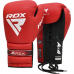 RDX APEX Lace up Training/Sparring Boxing Gloves - Blue / 12oz