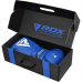 RDX APEX Lace up Training/Sparring Boxing Gloves - Blue / 12oz