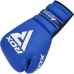 RDX APEX Lace up Training/Sparring Boxing Gloves - Blue / 12oz
