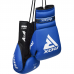 RDX APEX Lace up Training/Sparring Boxing Gloves - Blue / 12oz
