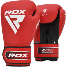 RDX APEX Sparring/Training Boxing Gloves Hook u0026 Loop - Red / 10oz