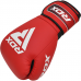 RDX APEX Sparring/Training Boxing Gloves Hook u0026 Loop - Red / 14oz