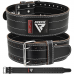 RDX RD1 Powerlifting Leather Gym Belt - Red / XL