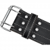 RDX RD1 Powerlifting Leather Gym Belt - Red / XL