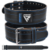 RDX RD1 Powerlifting Leather Gym Belt - Red / XL