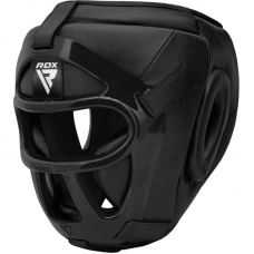 RDX T1 HeadGuard with Removable Face Cage - Black / M