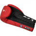 RDX APEX Competition/Fight Lace Up Boxing Gloves - Red / 10oz