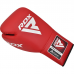 RDX APEX Competition/Fight Lace Up Boxing Gloves - Red / 10oz