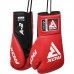 RDX APEX Competition/Fight Lace Up Boxing Gloves - Red / 10oz