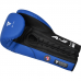 RDX APEX Competition/Fight Lace Up Boxing Gloves - Blue / 8oz