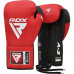 RDX PF APEX Competition/Fight Lace Up Boxing Gloves - Blue / 10oz