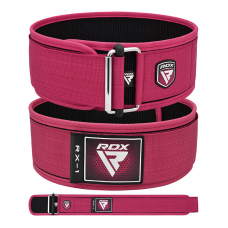 RDX RX1 4” Weight Lifting Belt For Women - Pink / S