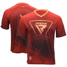 RDX T2 WAKO Approved V-Neck T-Shirts - Red / L