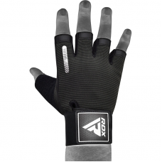 RDX T2 Weightlifting Gloves - Black / M