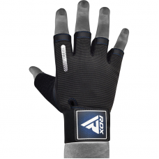 RDX T2 Weightlifting Gloves - Blue / S