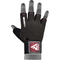 RDX T2 Weightlifting Gloves - Red / XL