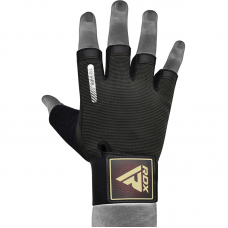 RDX T2 Weightlifting Gloves - Brown / XL