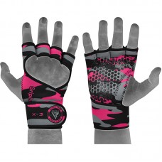 RDX X3 Pink Weightlifting Grips For Women - XS/S