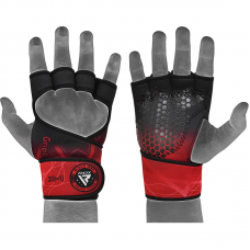 RDX X1 Weightlifting Grips - Red / S/M