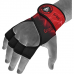 RDX X1 Weightlifting Grips - Blue / L/XL