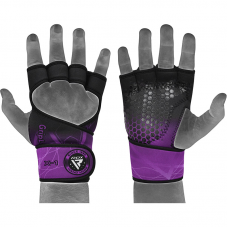 RDX X1 Weightlifting Grips For Women - Purple / M/L