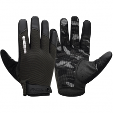 RDX T2 Touch Screen Friendly Full Finger Gym Gloves - Black / L