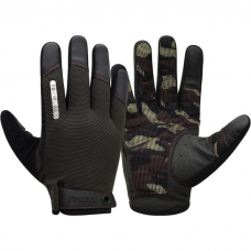 RDX T2 Touch Screen Friendly Full Finger Gym Gloves - Brown / M