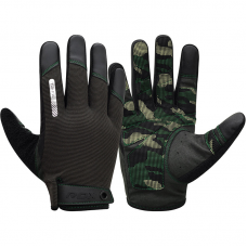 RDX T2 Touch Screen Friendly Full Finger Gym Gloves - Army Green / XL