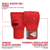 RDX IS Gel Padded Inner Gloves Hook u0026 Loop Wrist Strap for Knuckle Protection OEKO-TEX® Standard 100 certified - Red / S