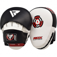 RDX T1 Curved Boxing Pads - White