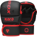 RDX F6 KARA MMA Sparring Gloves - Black / L/XL