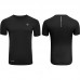 RDX T2 Black Short Sleeves Sweat-Wicking Gym T-Shirt - M / Black