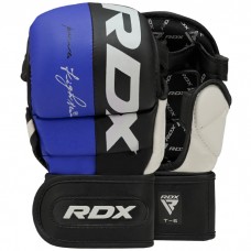 RDX T6 MMA Sparring Gloves 7oz - Blue / L