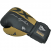 RDX F4 Boxing Sparring Gloves Hook u0026 Loop - Black / 10oz
