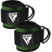 RDX A4 Ankle Straps For Gym Cable Machine - Black / Pair