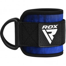RDX A4 Ankle Straps For Gym Cable Machine - Blue / Single