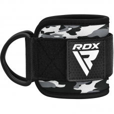 RDX A4 Ankle Straps For Gym Cable Machine - Grey / Pair