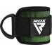 RDX A4 Ankle Straps For Gym Cable Machine - Grey / Pair