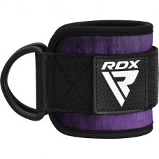 RDX A4 Ankle Straps For Gym Cable Machine - Purple / Single