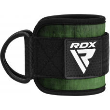 RDX A4 Ankle Straps For Gym Cable Machine - Army Green / Pair
