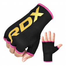 RDX BP INNER GLOVES ELASTICATED HALF FINGER FOR Women OEKO-TEX® Standard 100 certified - L / Pink