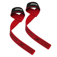 RDX S4 Weightlifting Wrist Straps - Red