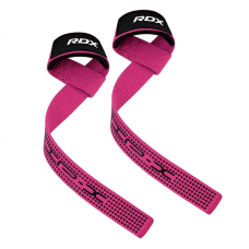 RDX S4 Weightlifting Wrist Straps - Pink